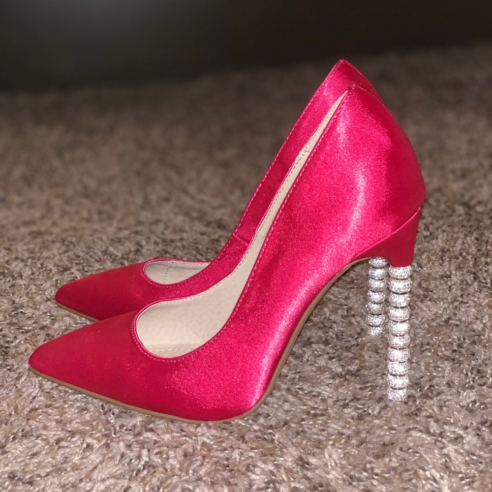 Pink high heels